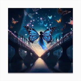 Sdxl 09 Bold Graphic Illustration Awesome Epic Fairy Gracefull 2 Canvas Print