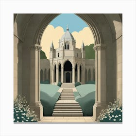 Default Arundel Tomb Philip Larkin Art 3 Canvas Print