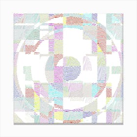 Geometric Etchings - #1 Canvas Print