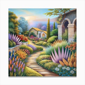 Garden Path 2 Canvas Print