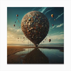 Hot Air Balloon Canvas Print