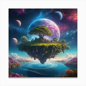 Tree In The Sky Canvas Print