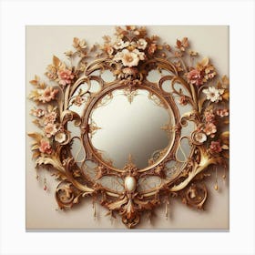 Rococo Mirror Canvas Print