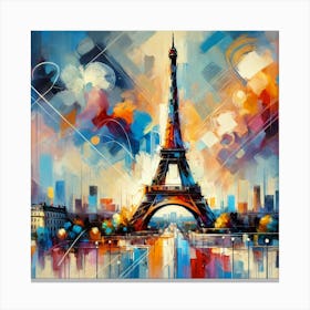 Paris Eiffel Tower Canvas Print