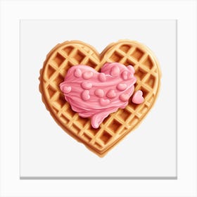 Waffle Heart 9 Canvas Print