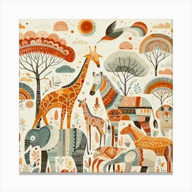 Lush Wildlife 07 Canvas Print