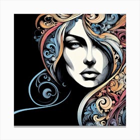 Abstract Painting Canvas Print