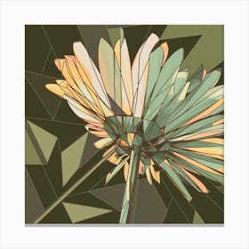 Abstract Gerbera Canvas Print