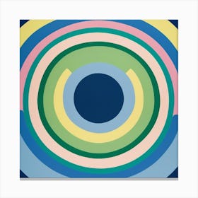 Circle Of Colors Canvas Print