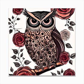 Lovely Owl Canvas Print