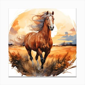 Majestic Mane The Horse S Tale Canvas Print