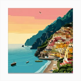 Positano Canvas Print