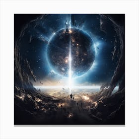 Mankind Breaking Through The Firmament #4 -Juangisme Canvas Print