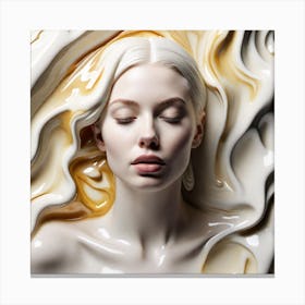 Vanilla woman Canvas Print