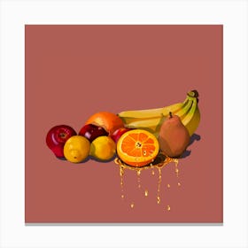 Fruit Splatter Canvas Print