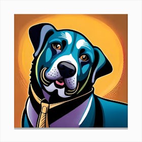 Dog Portrait Canvas Print