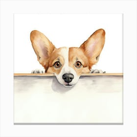 Corgi Dog 2 Canvas Print