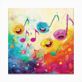 Music Notes Canvas Print