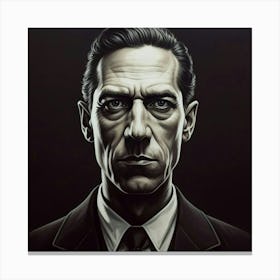 H P Lovecraft Canvas Print