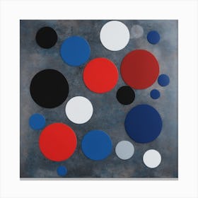 BB Borsa Paint Circles Canvas Print