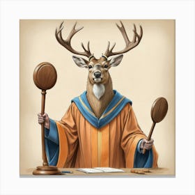 Harry Potter Deer Canvas Print