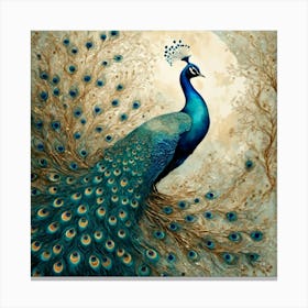 Peacock 1 Canvas Print