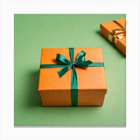 Gift Box Stock Videos & Royalty-Free Footage 19 Canvas Print