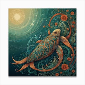 Sea Turtle Canvas Print