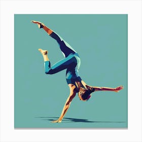 Acrobatic Gymnast Canvas Print