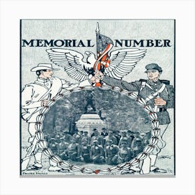 Memorial Number Canvas Print