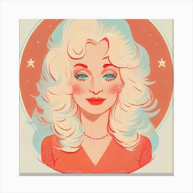 Dolly Parton 4 Canvas Print