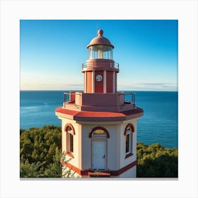 Lighthouse Stock Videos & Royalty-Free Footage 4 Canvas Print