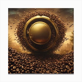 Coffee Beans 169 Canvas Print