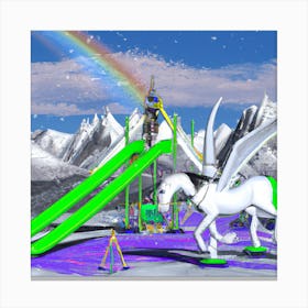 Unicornplayground 003 Canvas Print