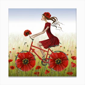Poppy Girl Canvas Print