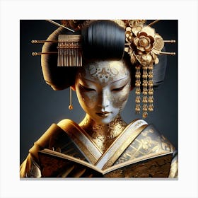 Geishaart21 Canvas Print