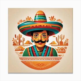 Mexican Man 9 Canvas Print