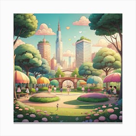 Metropolitan Oasis Canvas Print