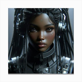 Futuristic Woman 9 Canvas Print