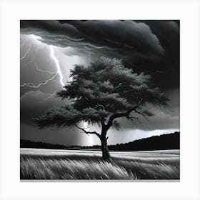 Lightning Tree 11 Canvas Print
