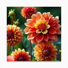 Dahlia 1 Canvas Print