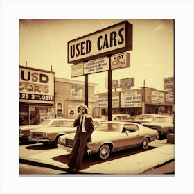 Used Cars 4 Canvas Print