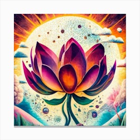 Lotus Flower 4 Canvas Print