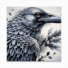 Vektor Create An Exquisite Ink Painting On White Print Canvas Print