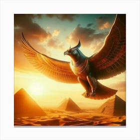 Horus Roaming The Skies Canvas Print