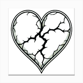 Broken Heart Canvas Print