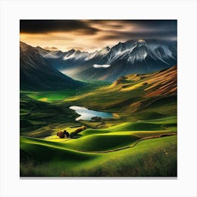 Landscape Painting 197 Canvas Print