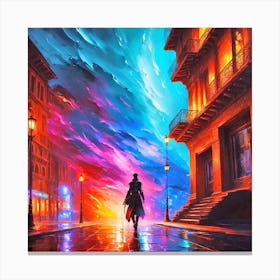 Night In The City 13 Canvas Print