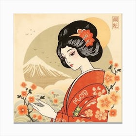 Geisha 31 Canvas Print