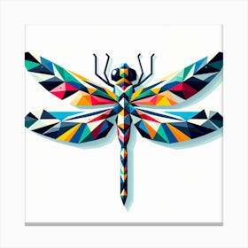 Geometric Art Dragonfly 1 Canvas Print